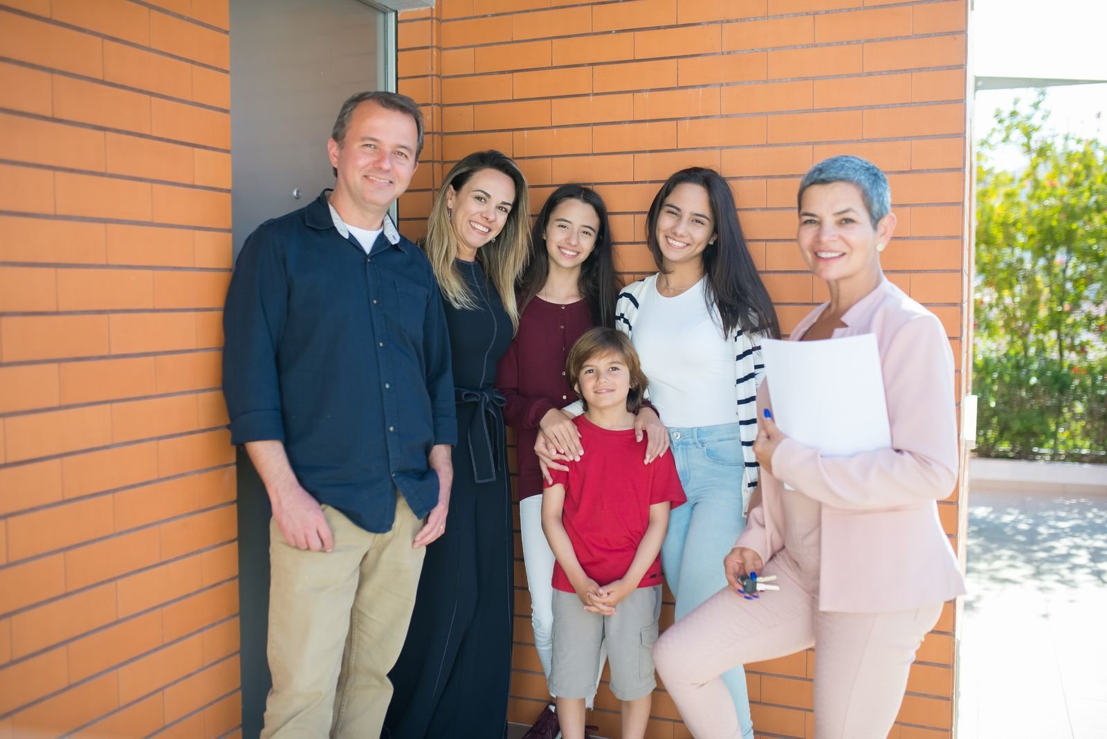 Une famille de plusieurs générations réunie