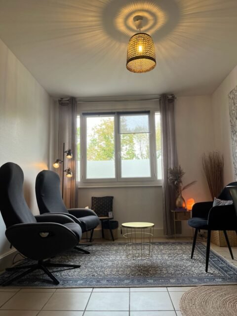 La salle de consultation du cabinet, 59 rue Pierre Brunier à Caluire-et-Cuire